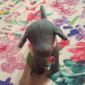 RARE Victoria's Secret PINK Denim dog with tag